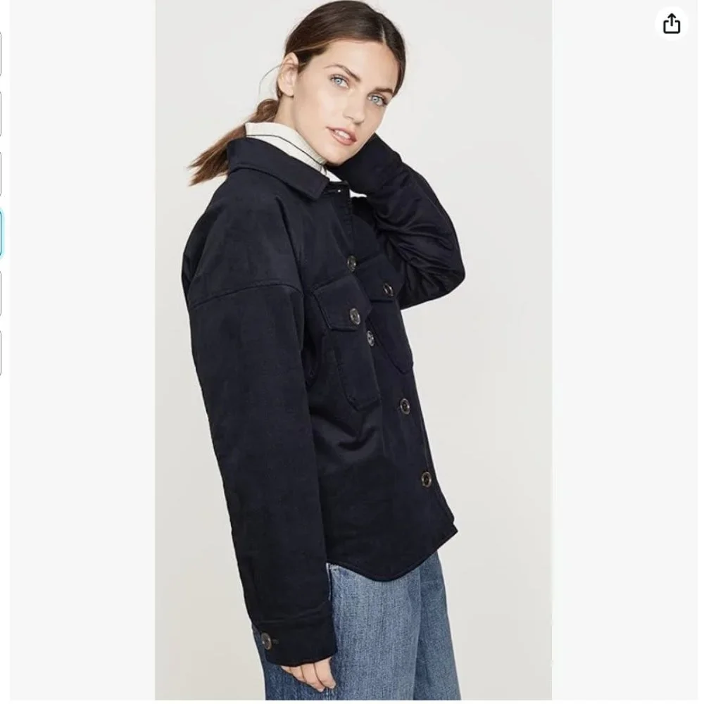 NEW Joie Draper Jacket Shacket Trucker - Picture 3 of 8